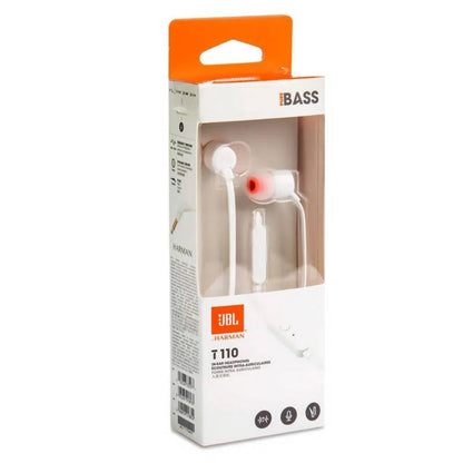 Auriculares JBL Tune 110 Super Bass con Micrófono